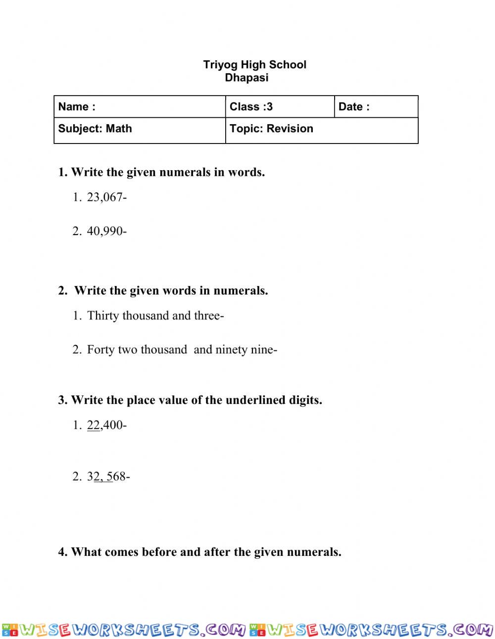 Revision