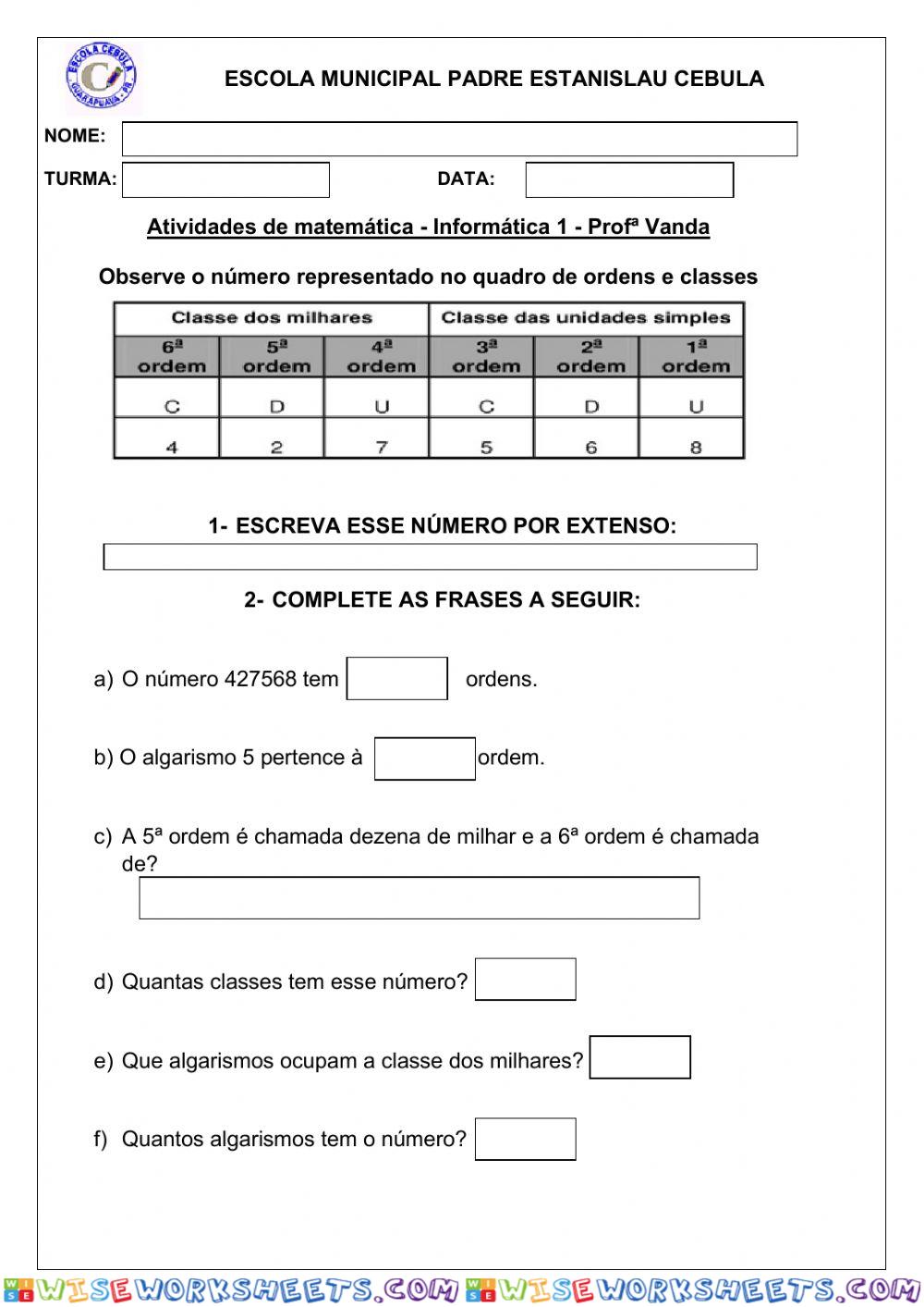 Sistema de numeração decimal