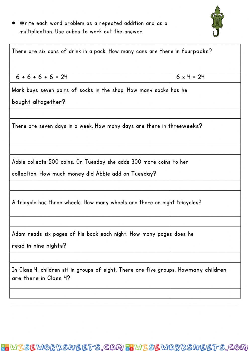 Word sums