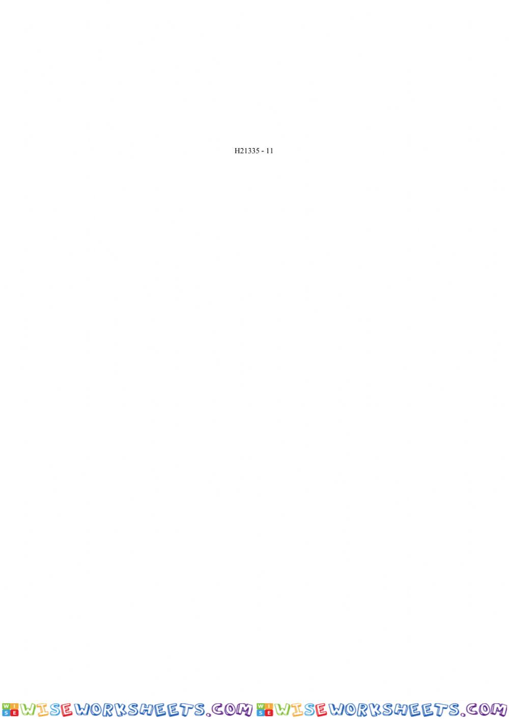 worksheet