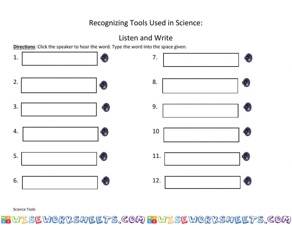 Recognizing Tools in Science pt 3- Writing