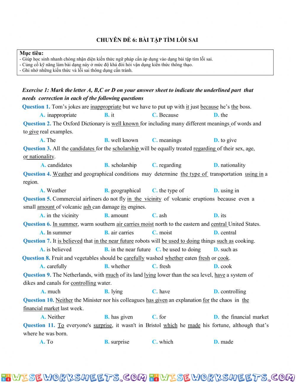 Chuyen de 6 part 1