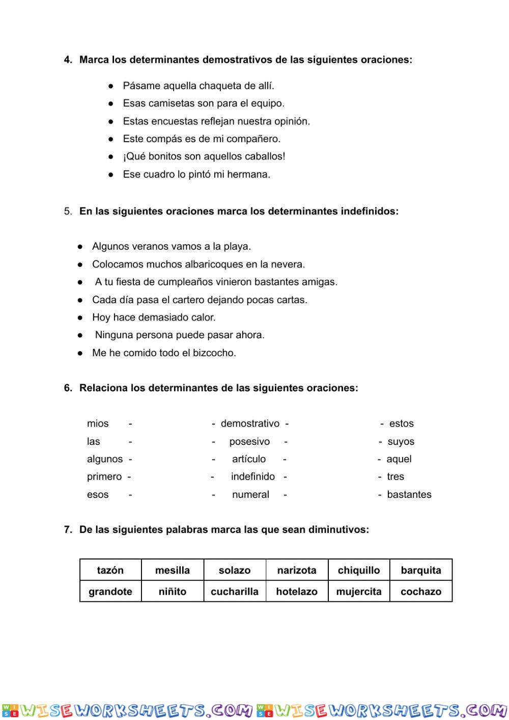 worksheet