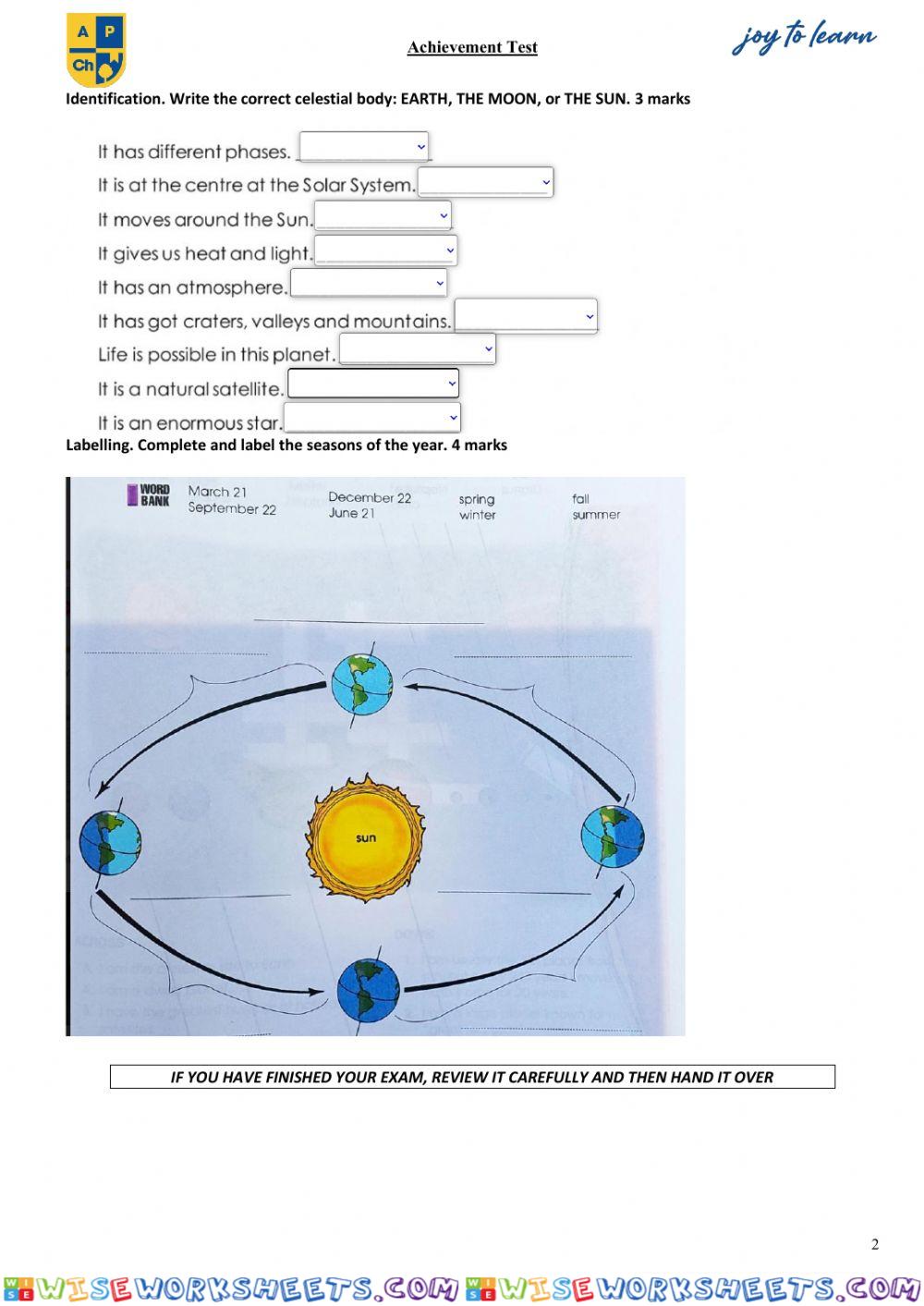 worksheet