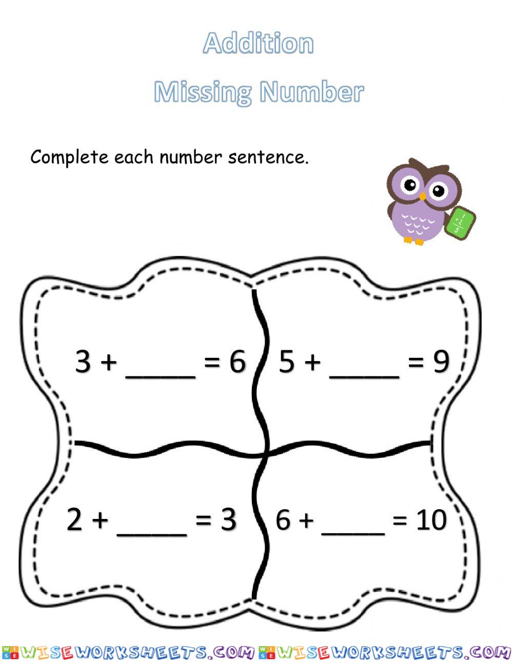 Addition - Missing Addend