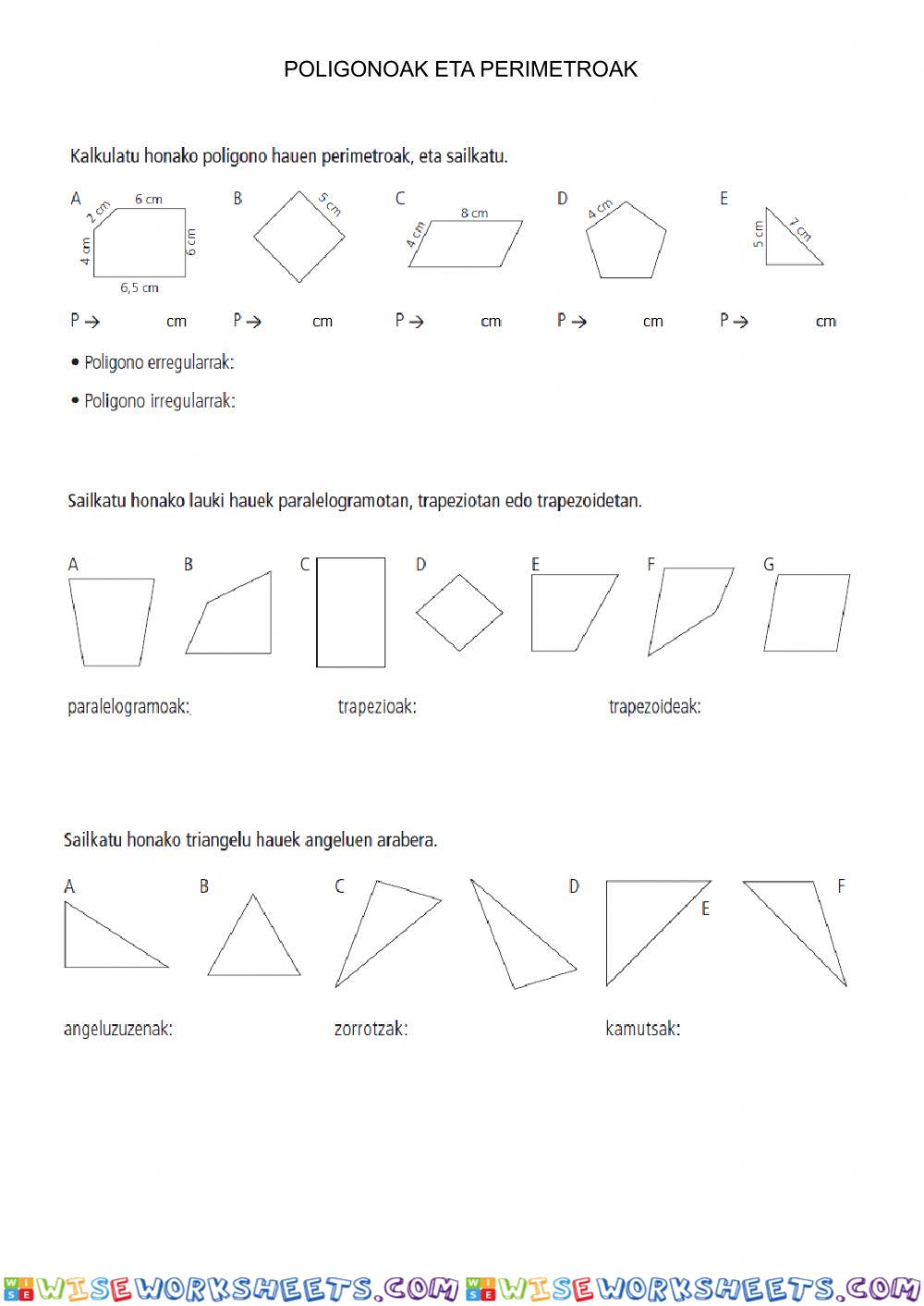 worksheet