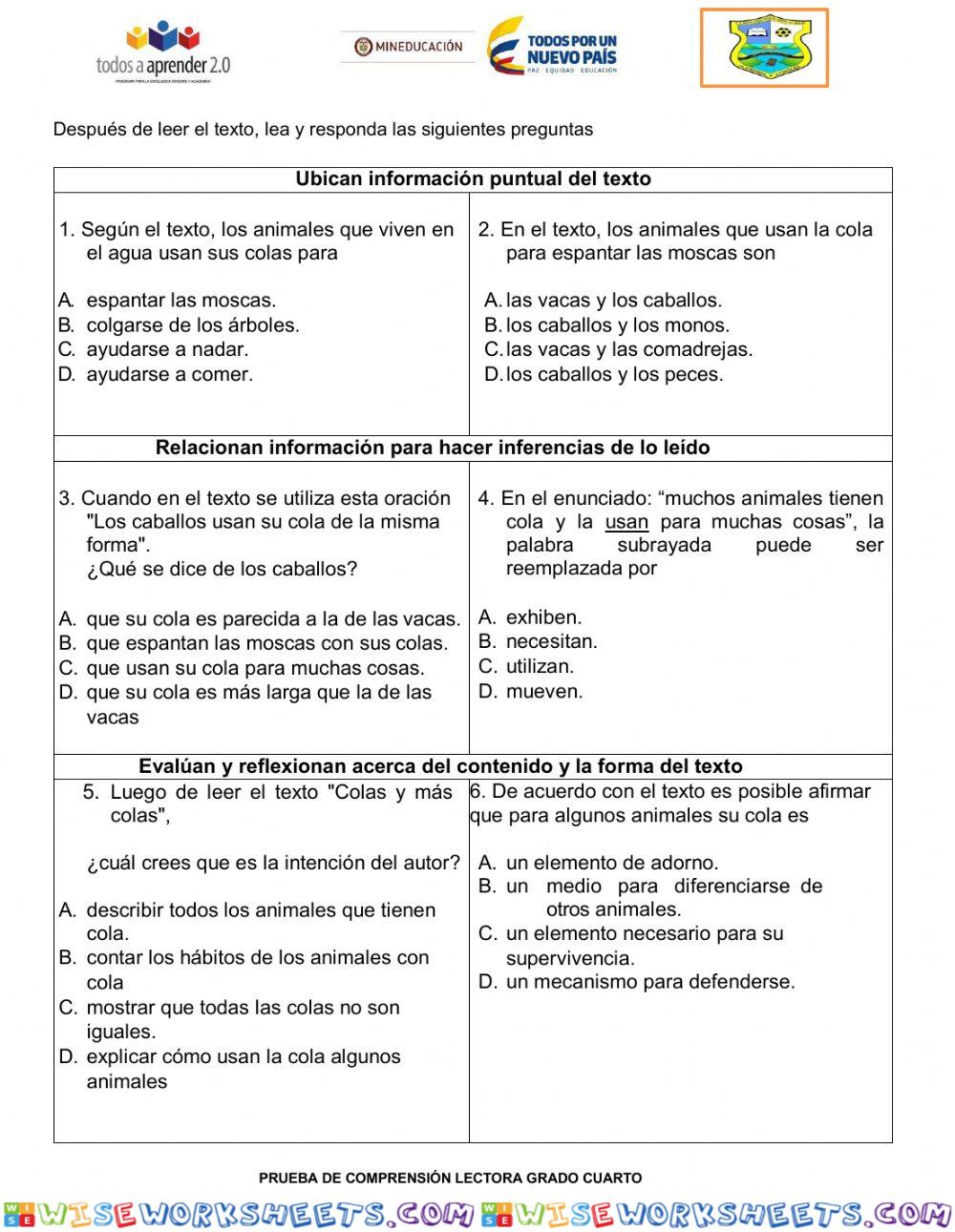 worksheet