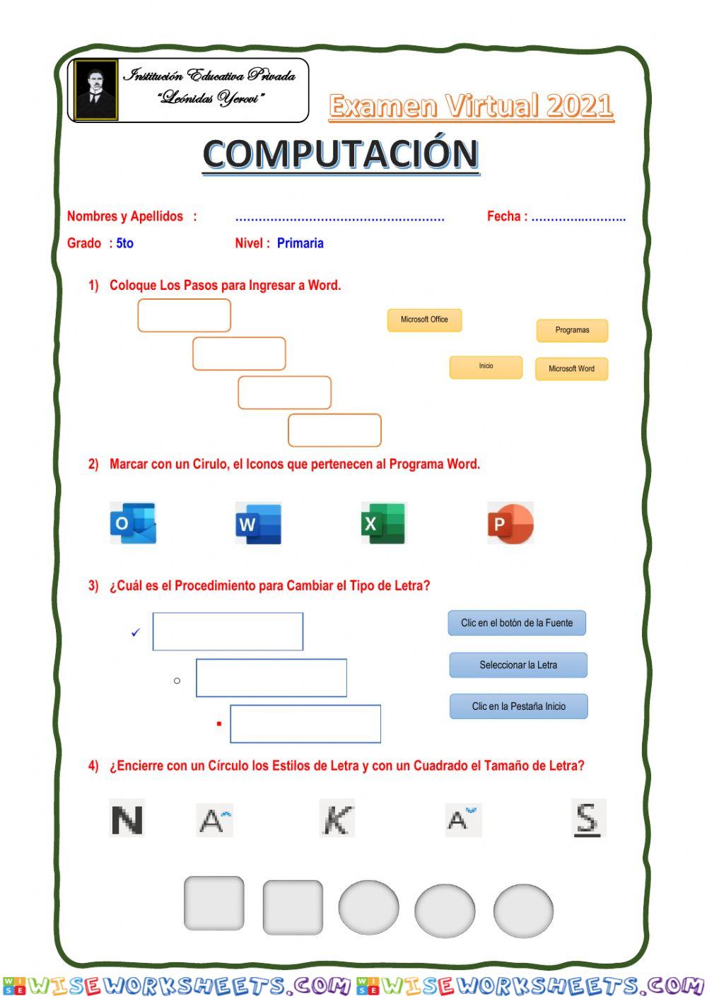 Examen de Computación III