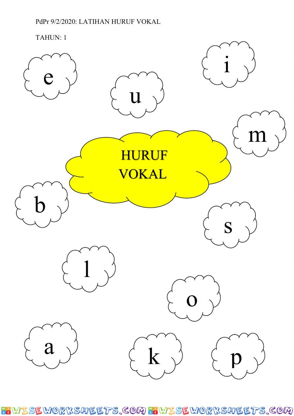 Latihan huruf vokal