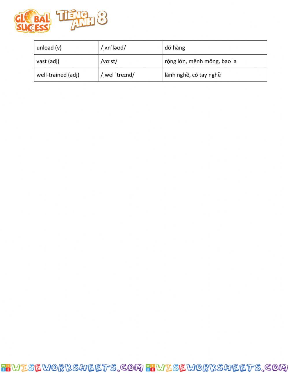worksheet