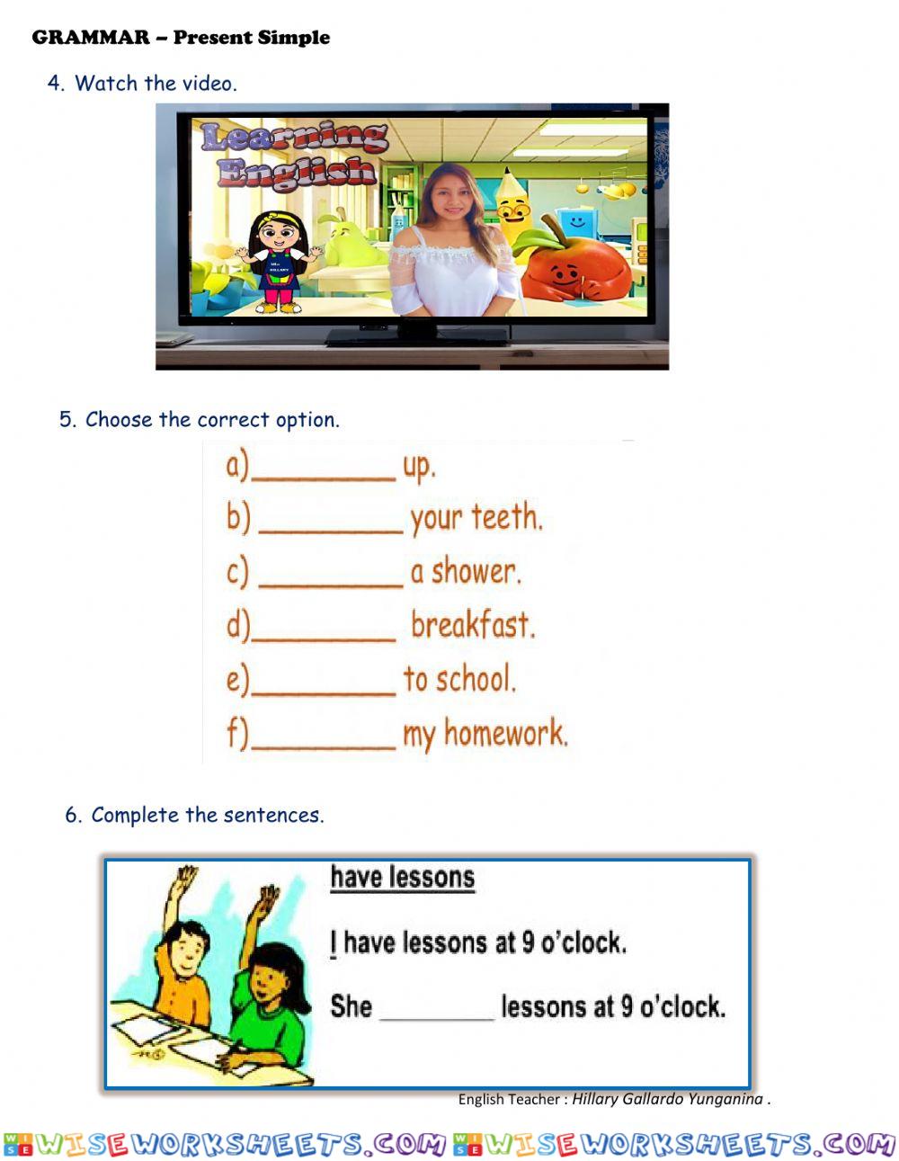 worksheet