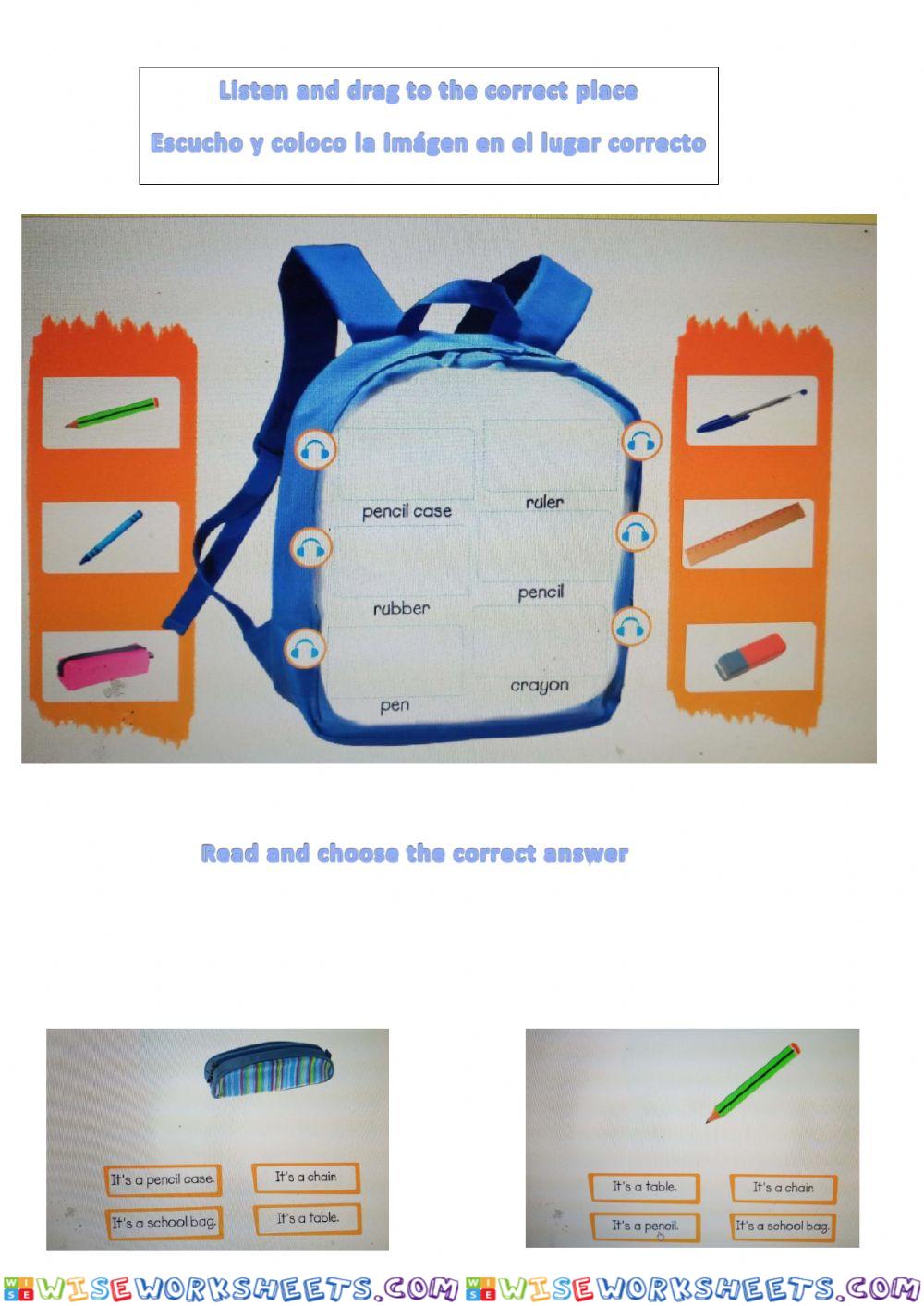 School  objects