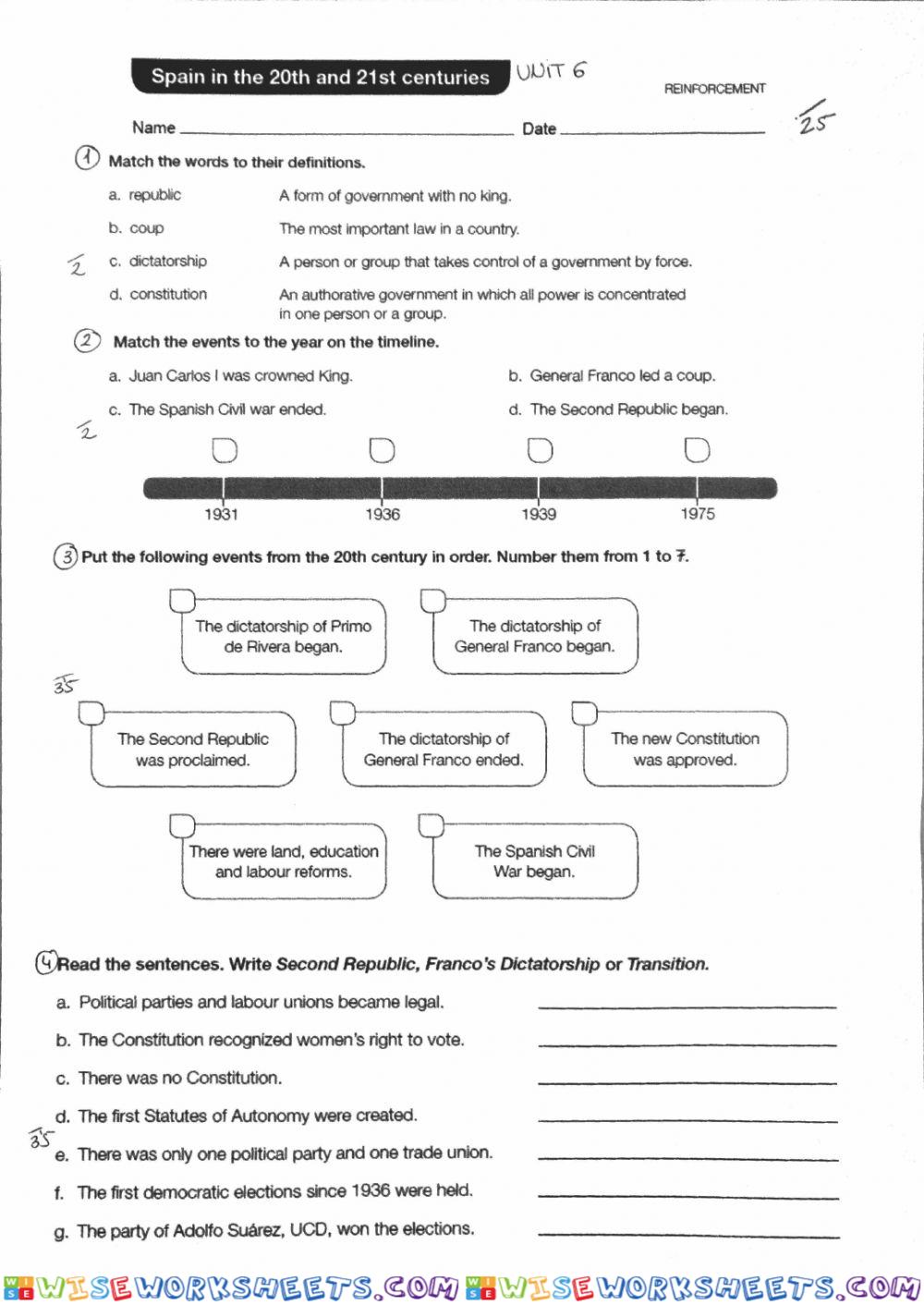 Test social unit 6