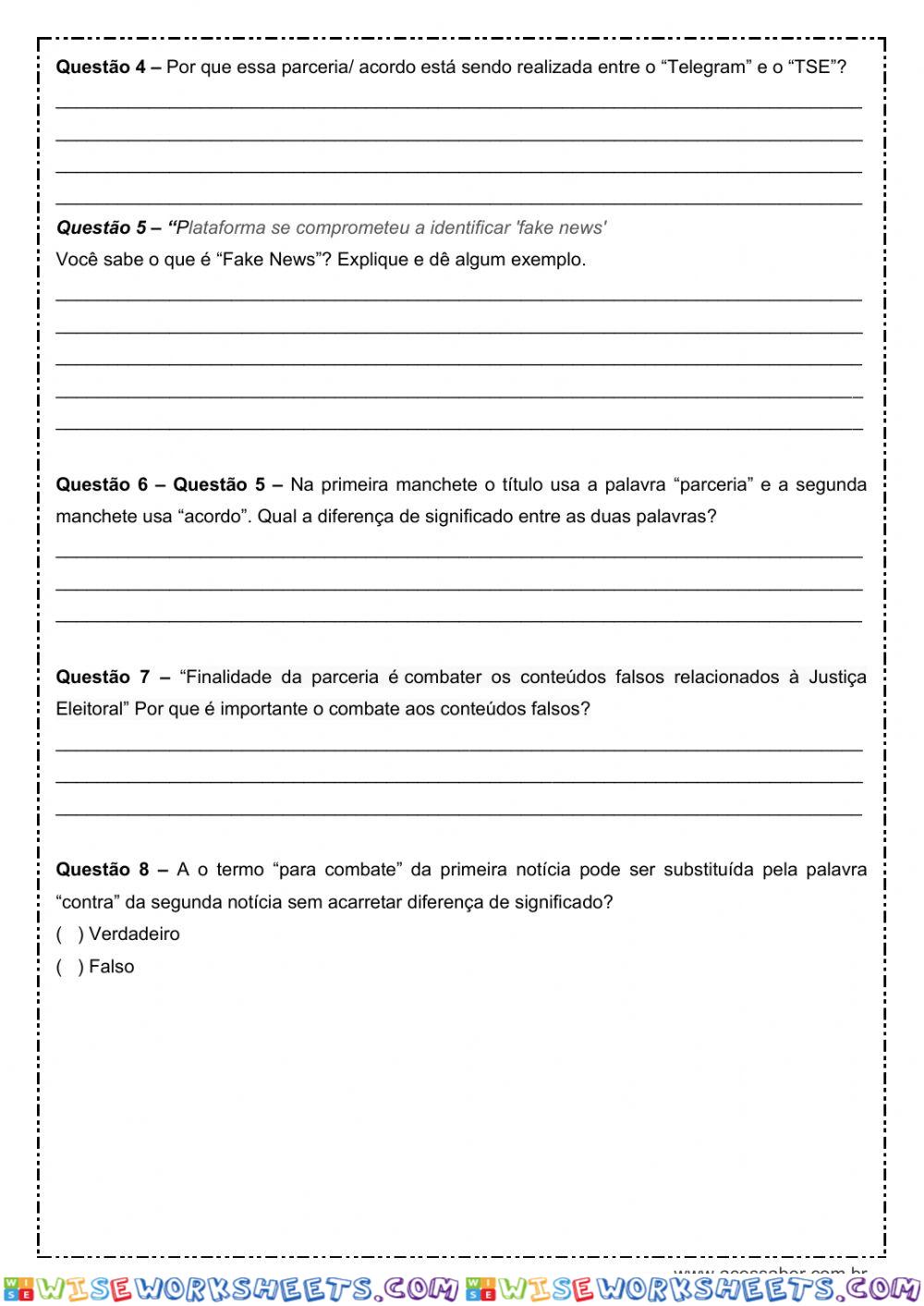 worksheet