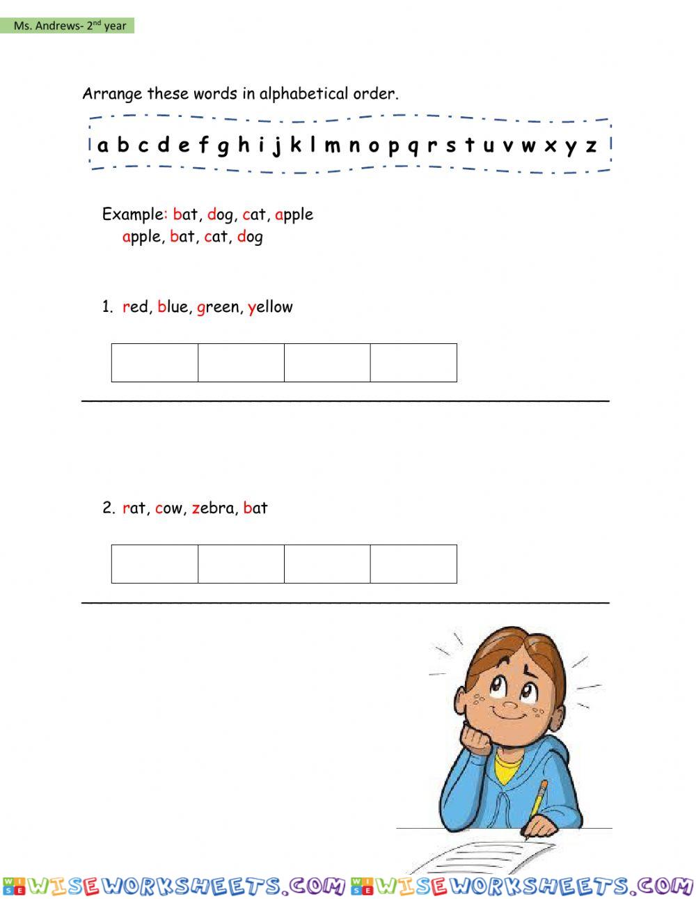 worksheet