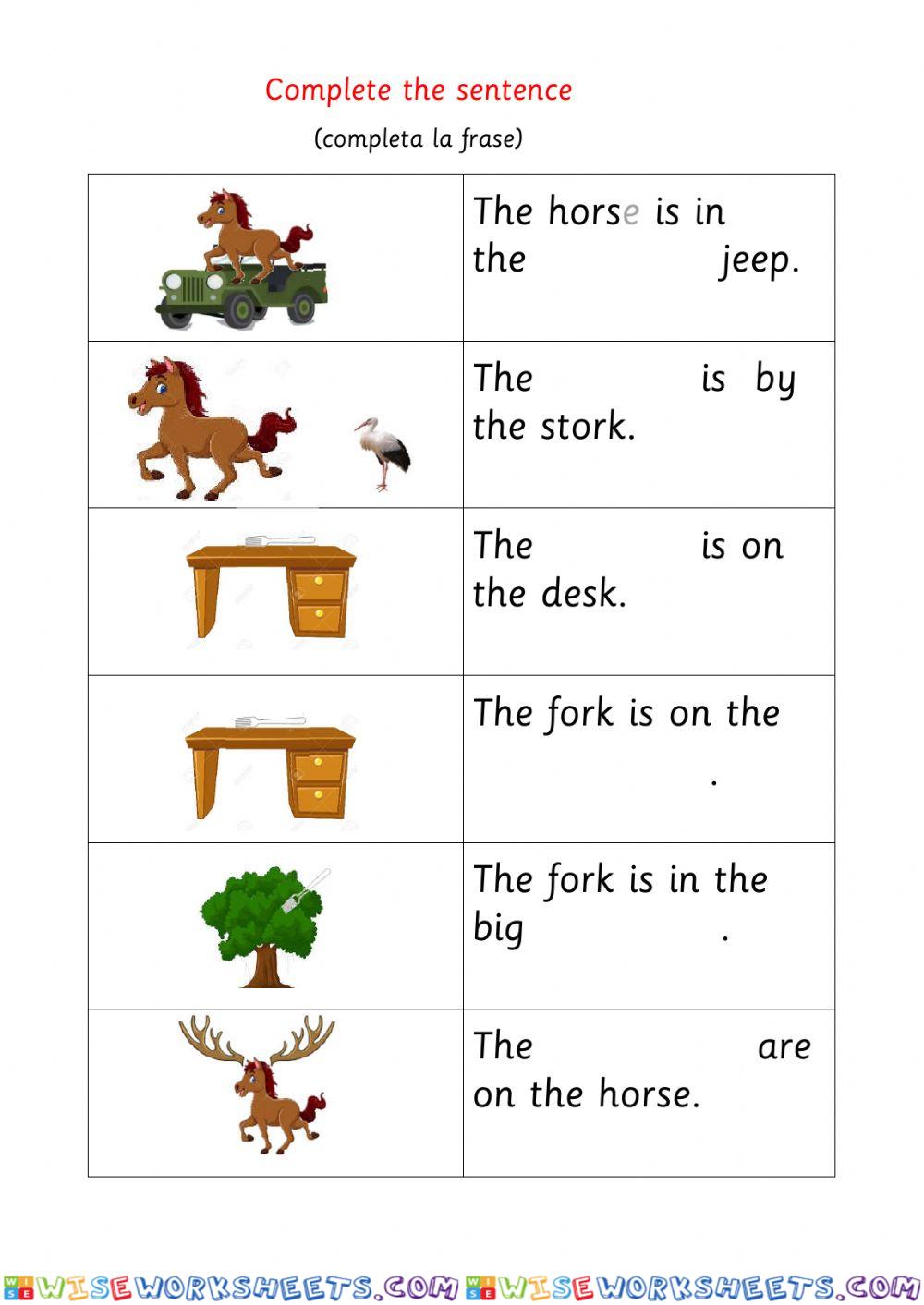 worksheet