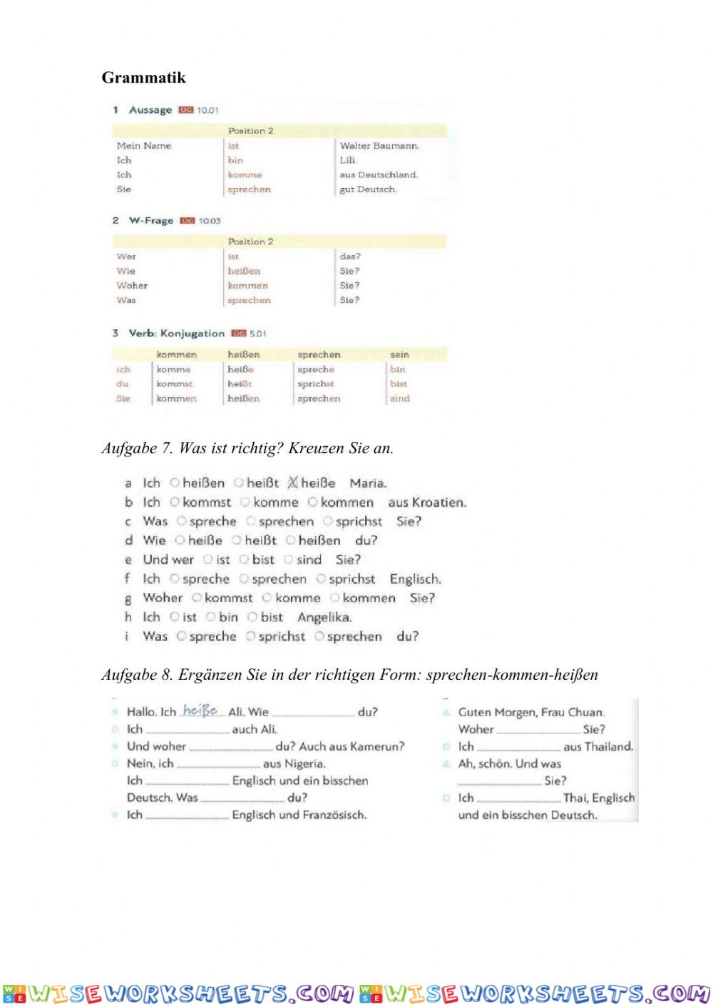 worksheet