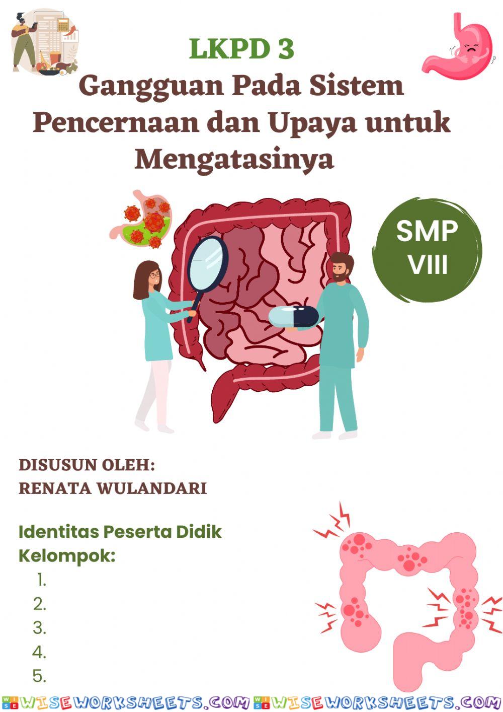 Lkpd 3 gangguan dan upaya mengatasi gangguan pada sistem pencernaan