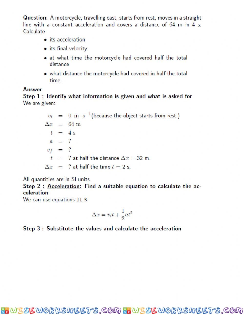 worksheet