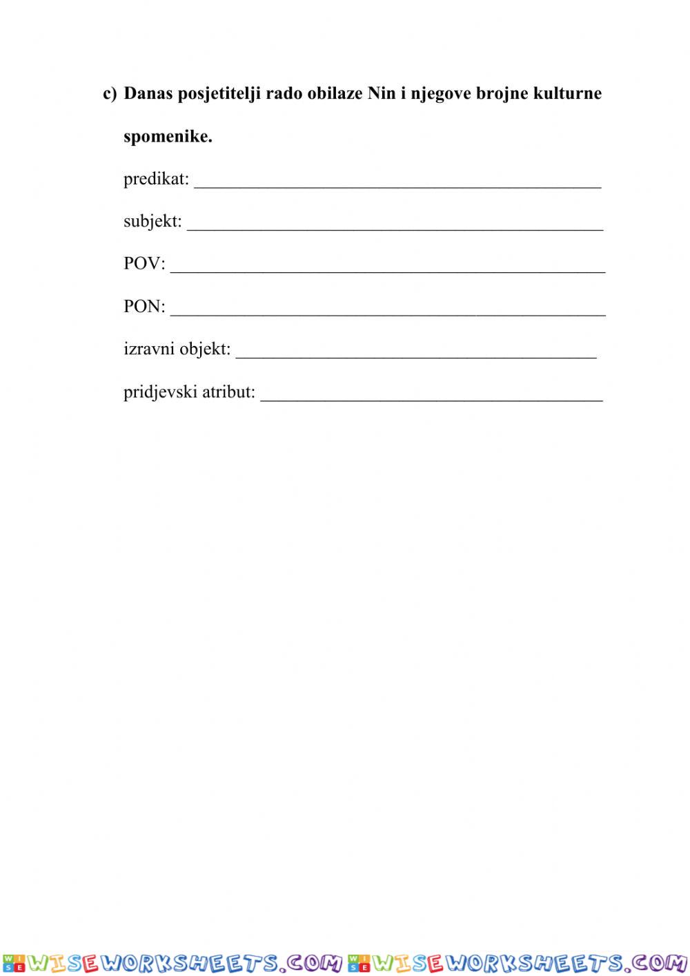 worksheet