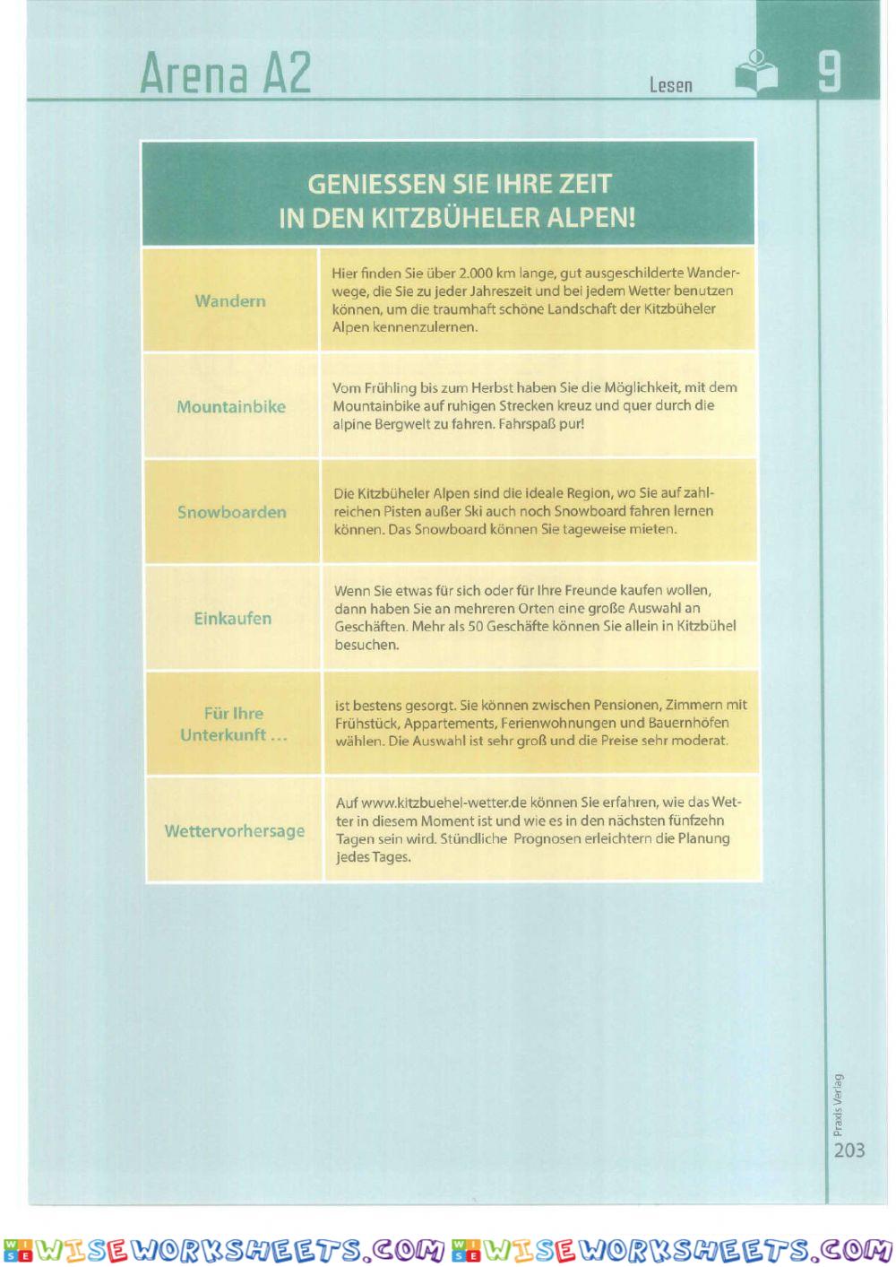 worksheet