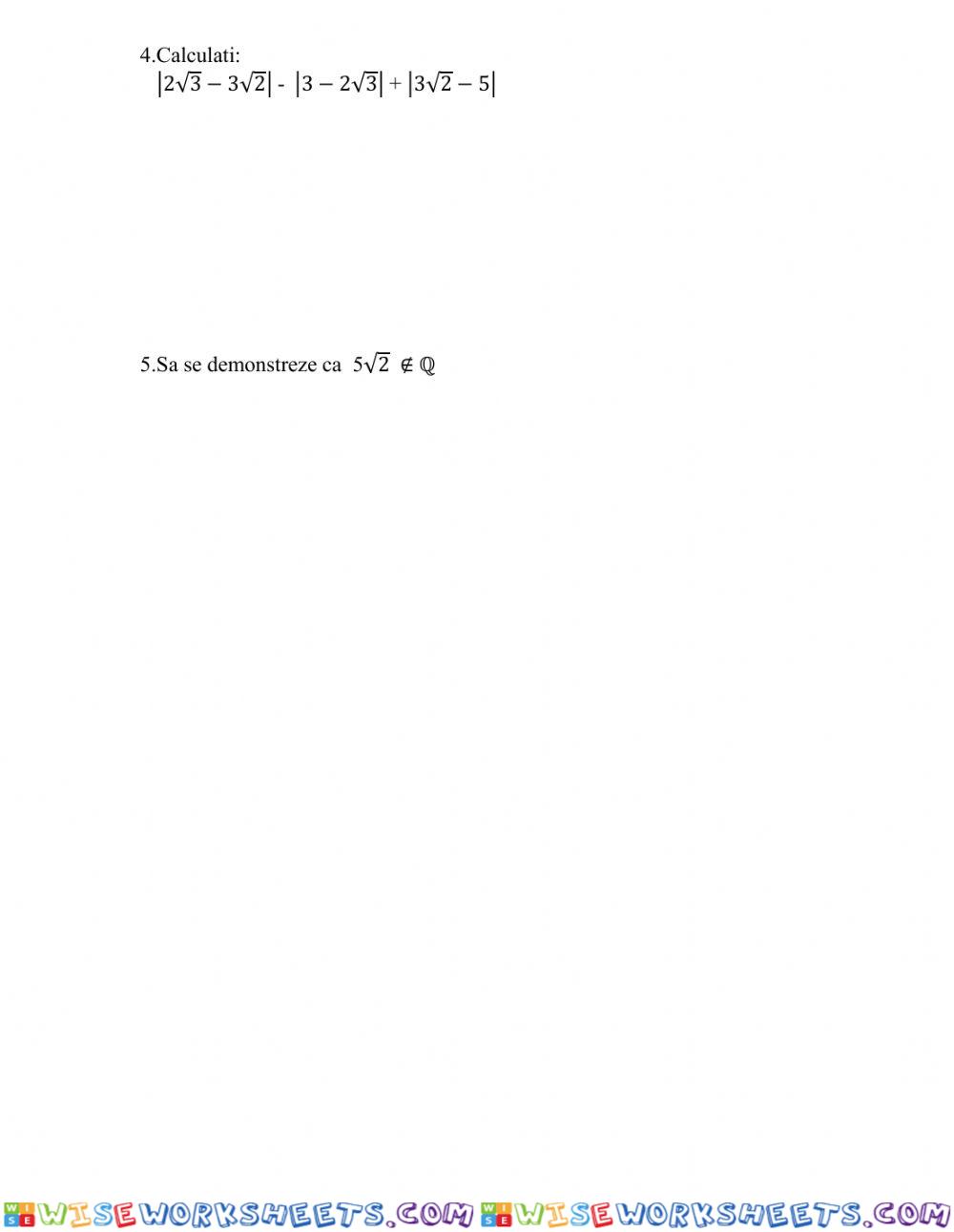 worksheet
