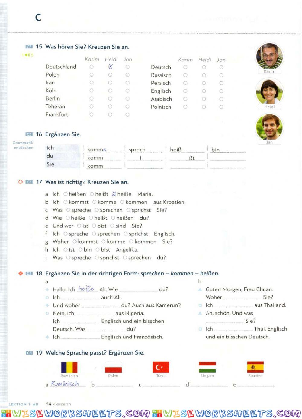 worksheet