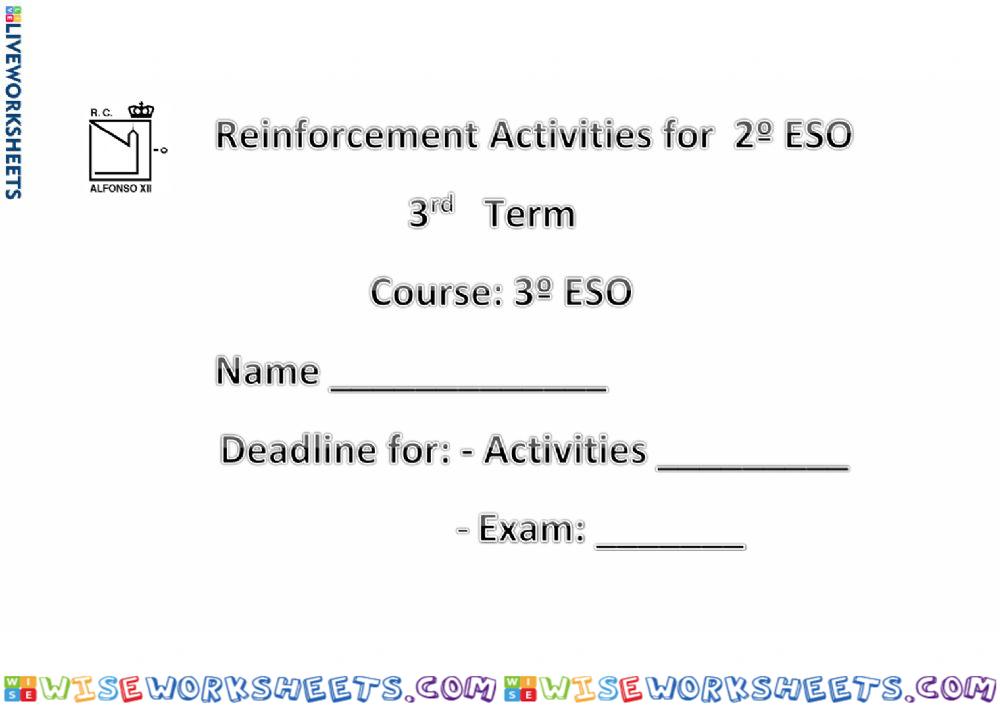Retaking 2º ESO