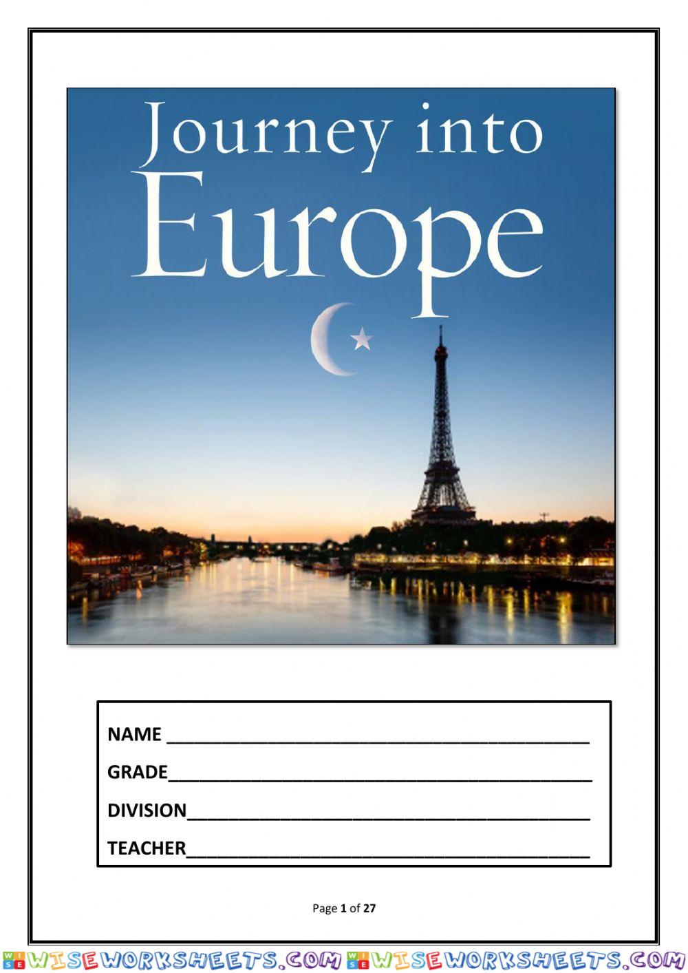 Europe-Geography British curriculum grade 7