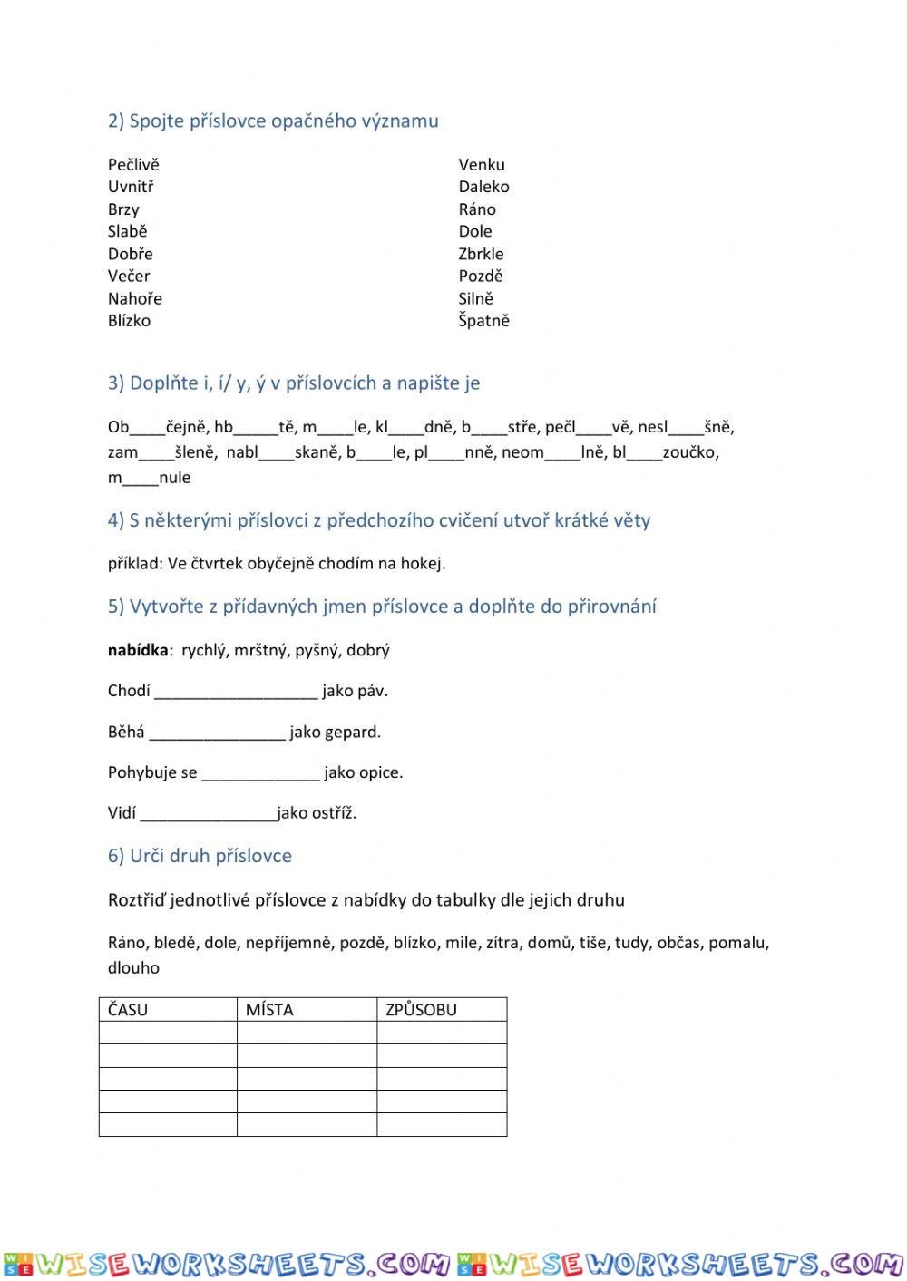 worksheet