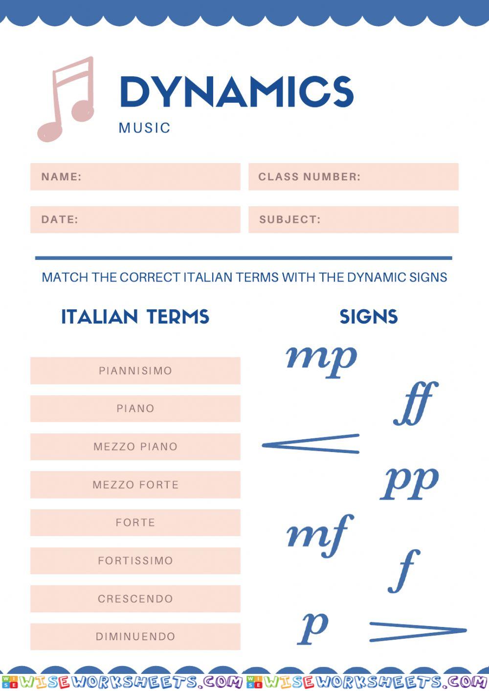 Musical Dynamics