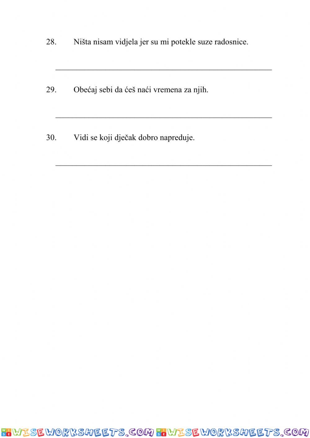 worksheet