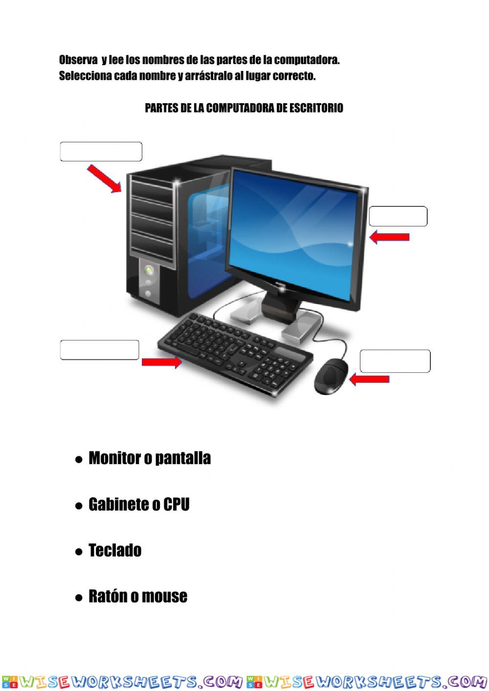 Partes de la computadora