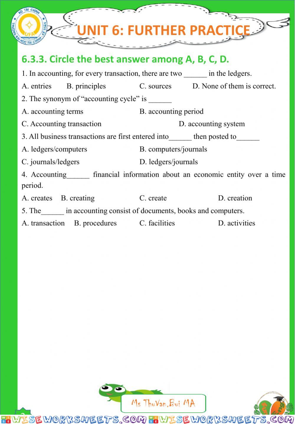 worksheet