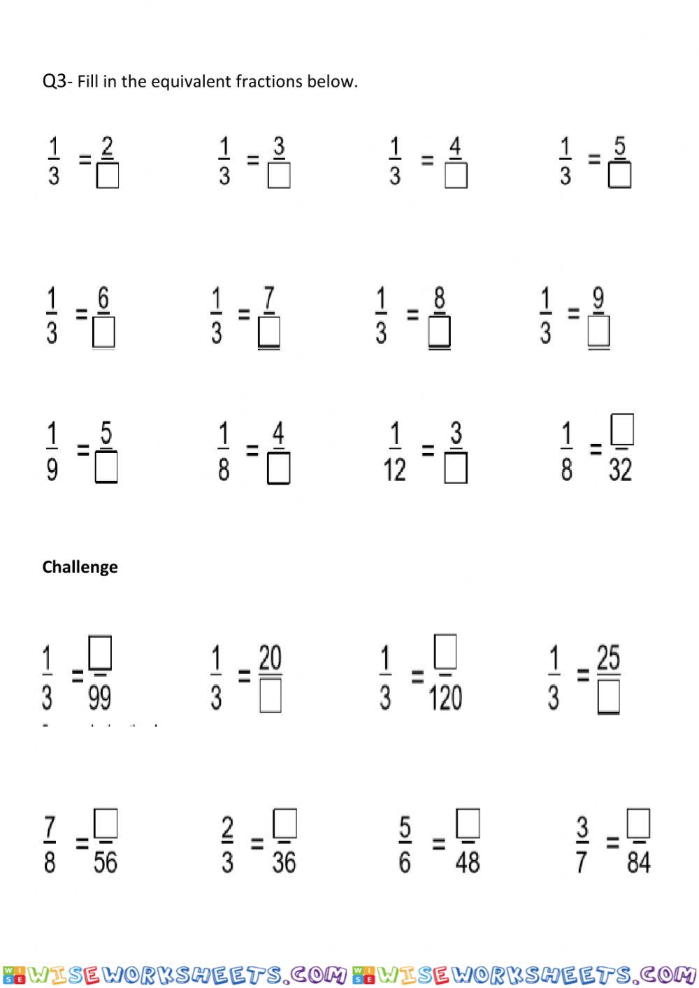 worksheet