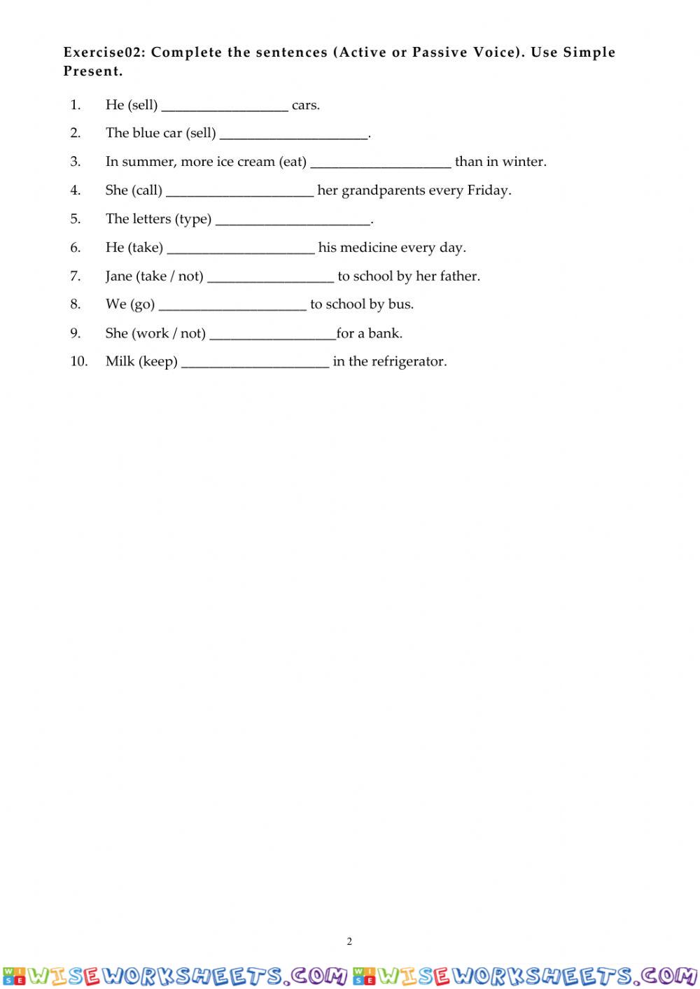 worksheet