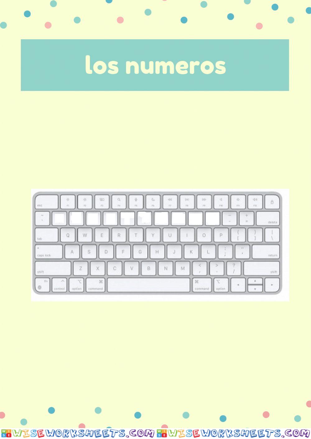 El Teclado y los números