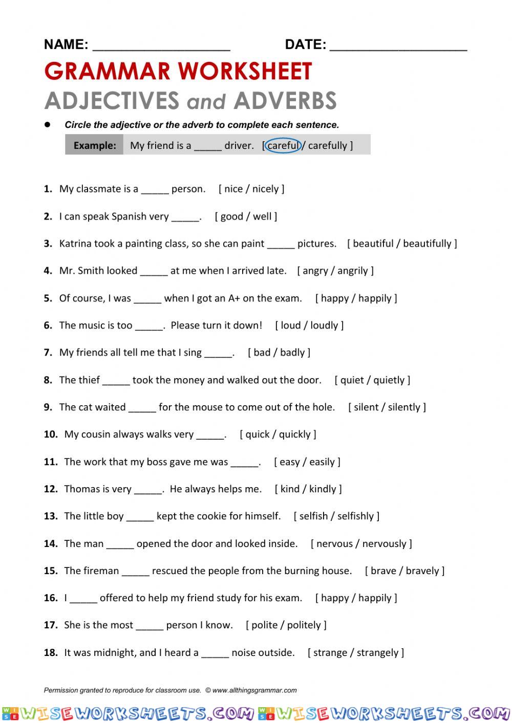 Adverb or Adjective