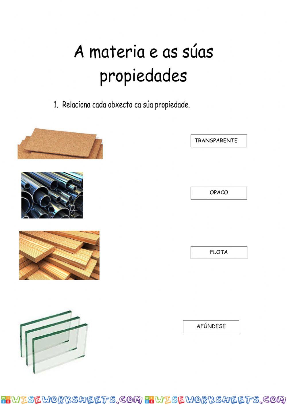 Propiedades dos materiais