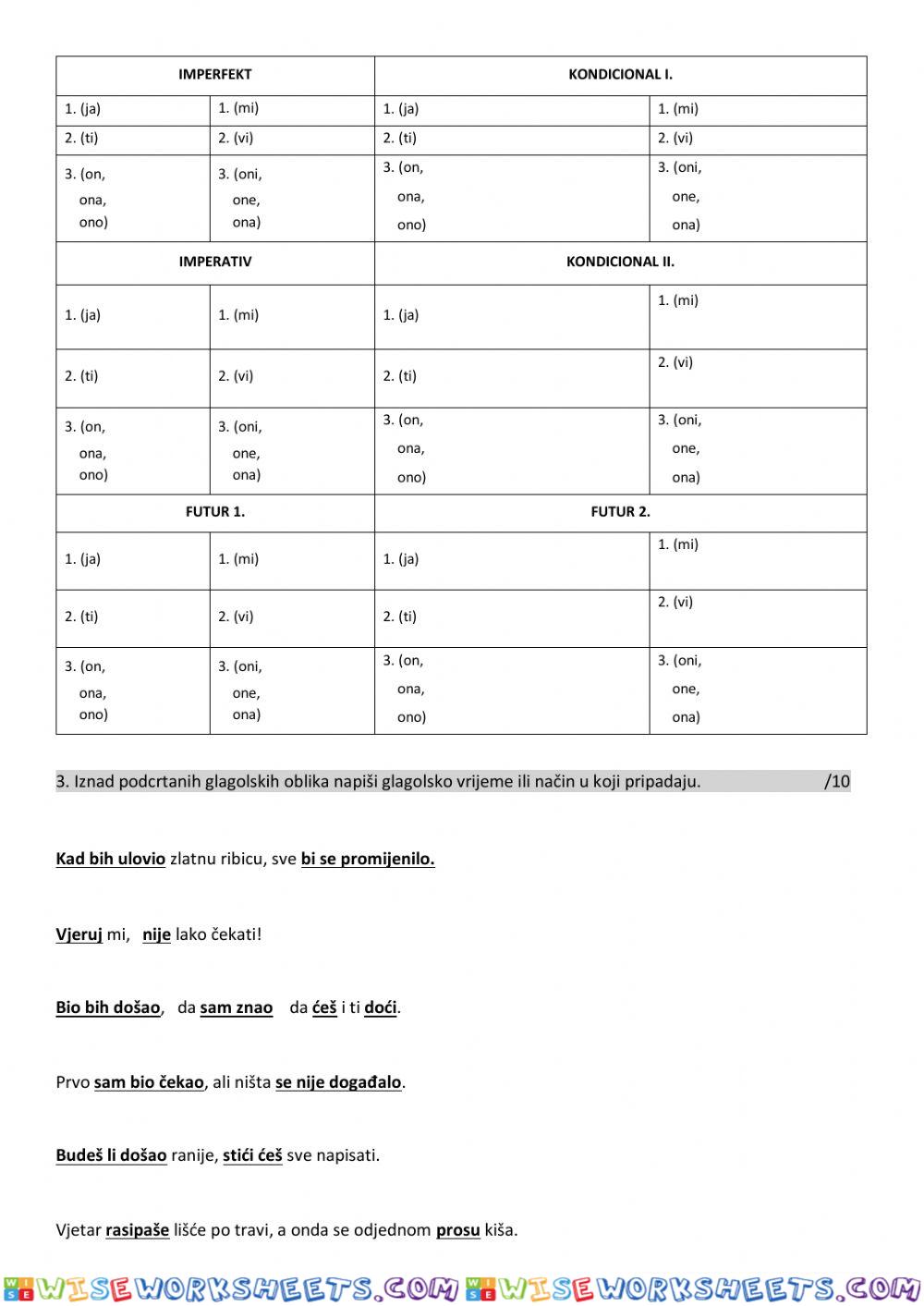 worksheet