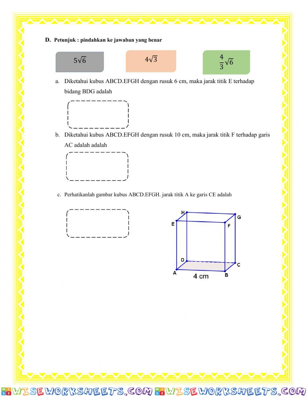 worksheet