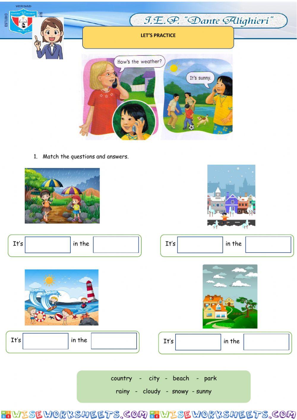 worksheet