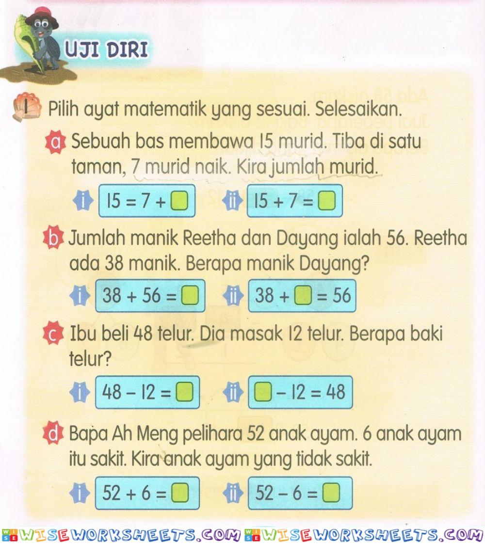 Bina ayat matematik