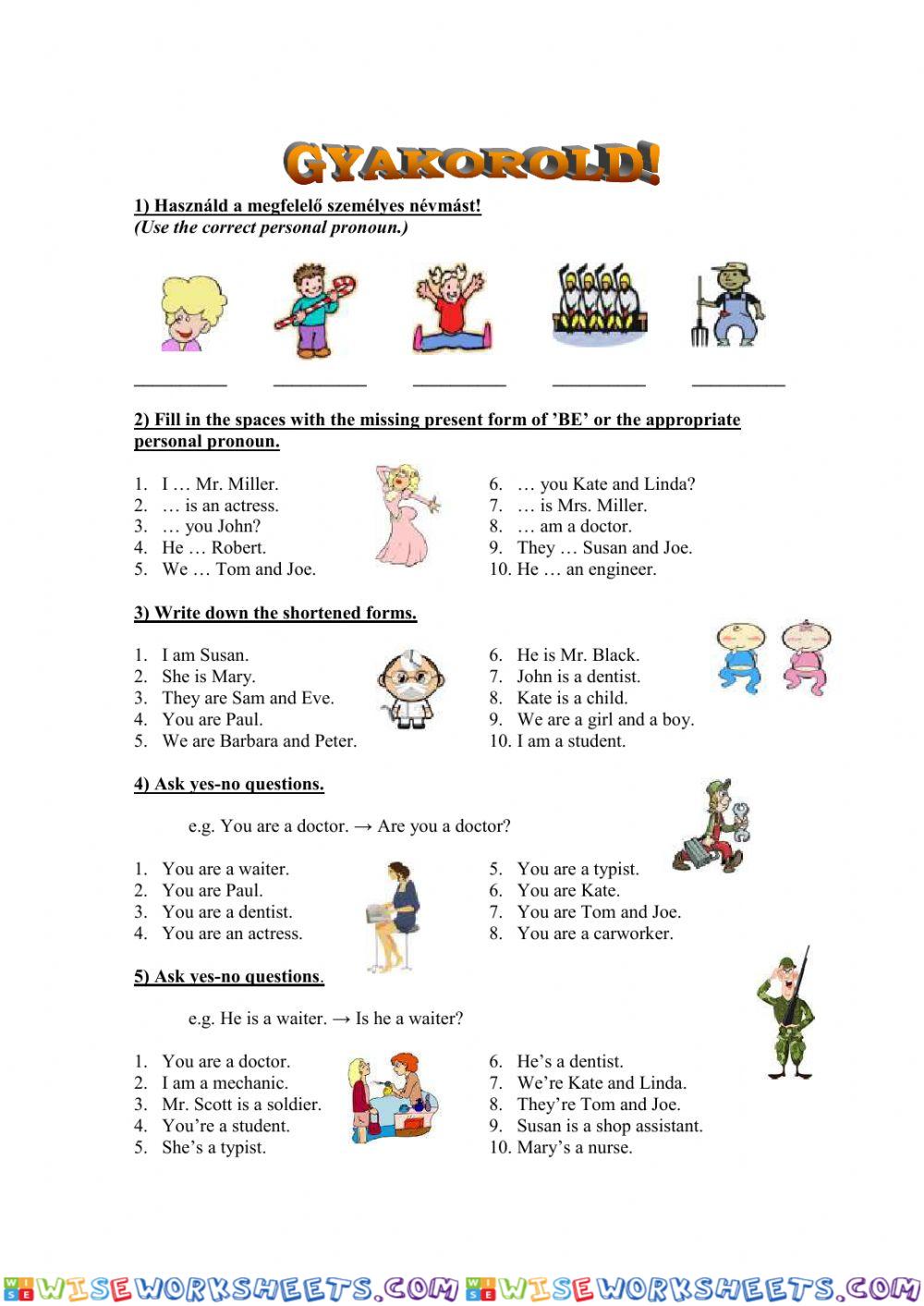 worksheet