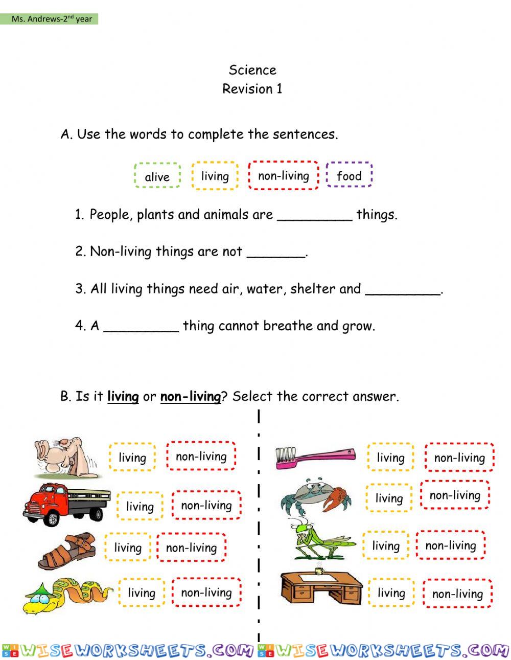 Science Revision 1