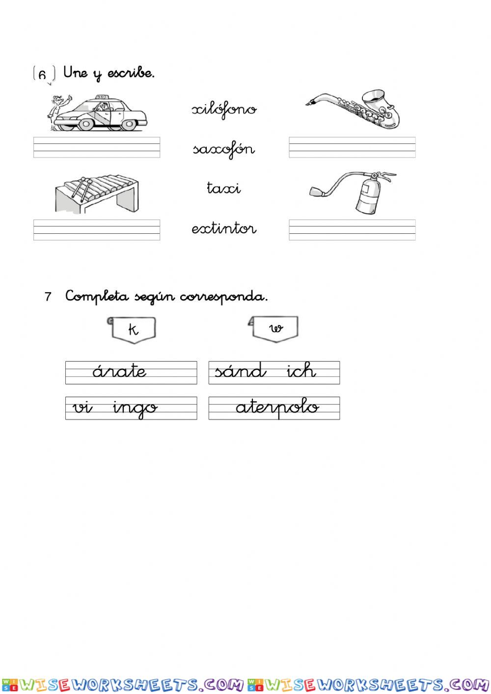 worksheet