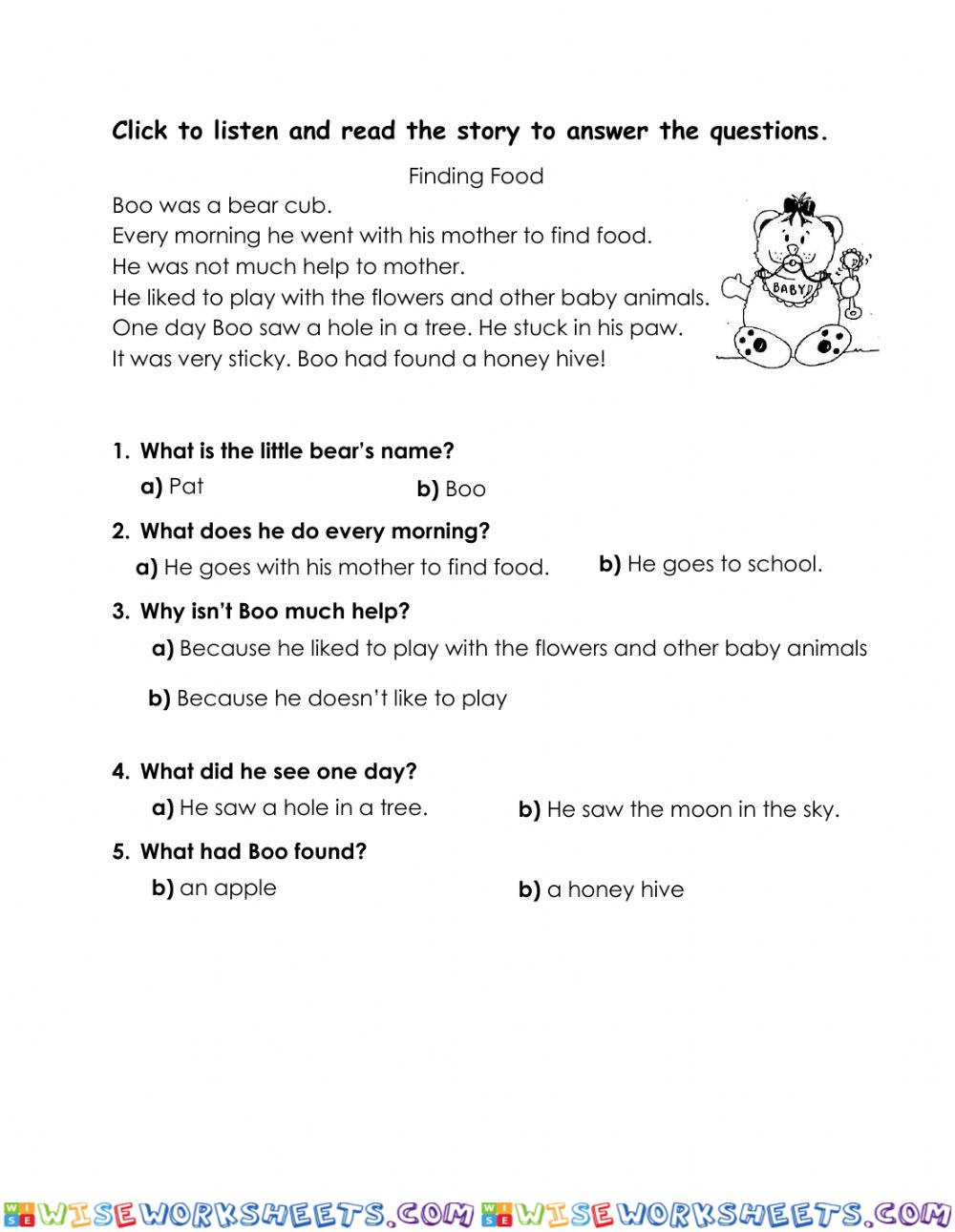 worksheet