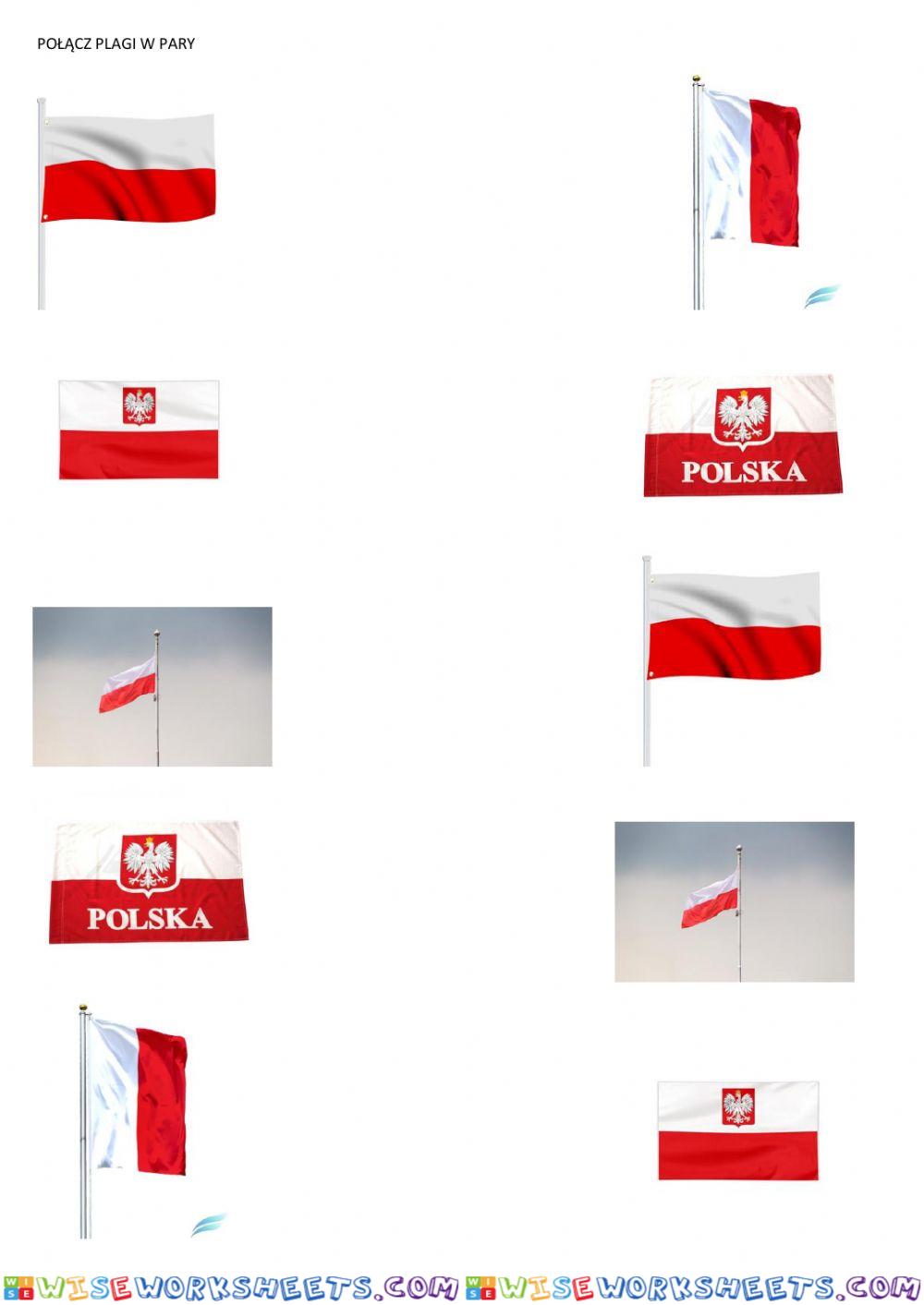 Połącz takie same flagi