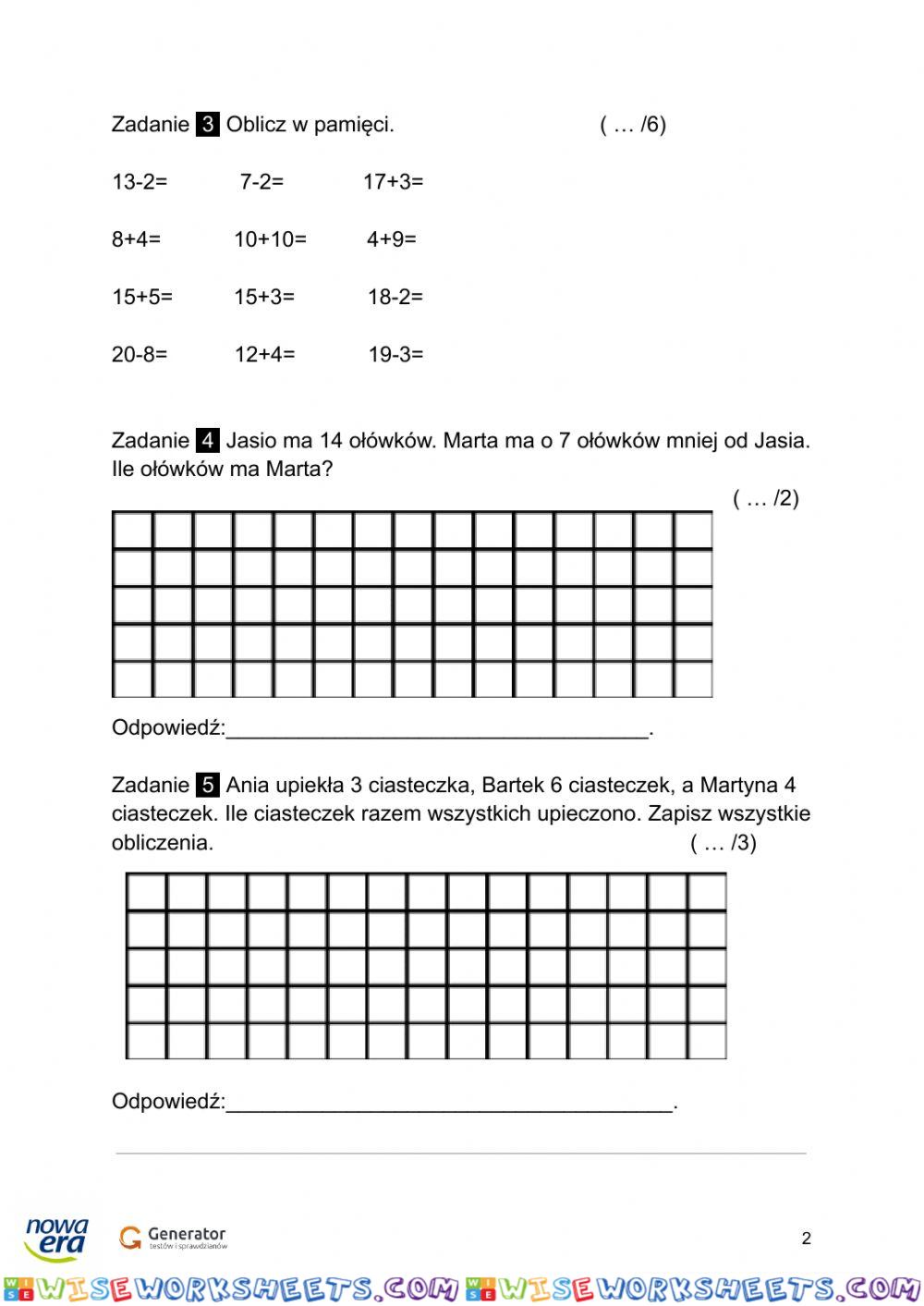 worksheet