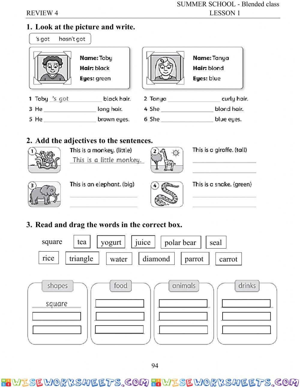 worksheet